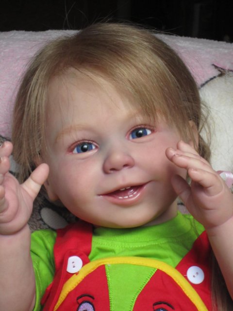 Оторвыш Сьюзон и крошка Виктория. Куклы реборн Светланы Преображенской (фото 4)