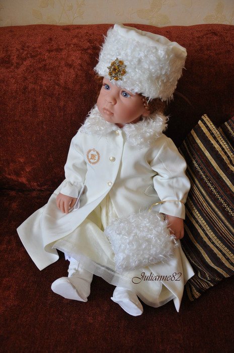 Middleton Doll: "Winter Splendor" из серии L'Innocence автор Ева Хеланд и кудряшка "С Днем Рождения, Тедди!" (фото 10)