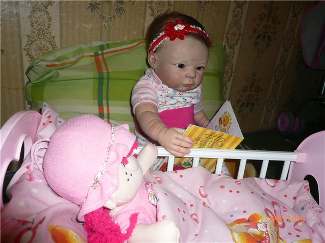 Кукла реборн Оленька. Мамина малышка