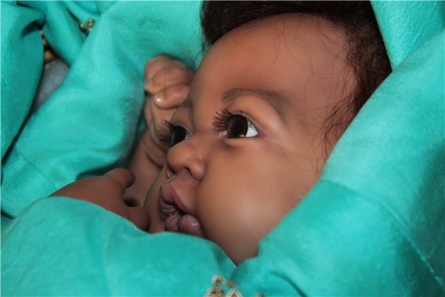 Кофе с молоком. Мой первый этно-реборн | Бэйбики Кофе с молоком. Мой первый этно-реборн (фото 5)