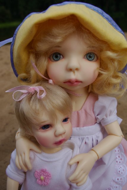 Лето,ах лето. Куклы Bo Peep, Peas by Kim Lasher