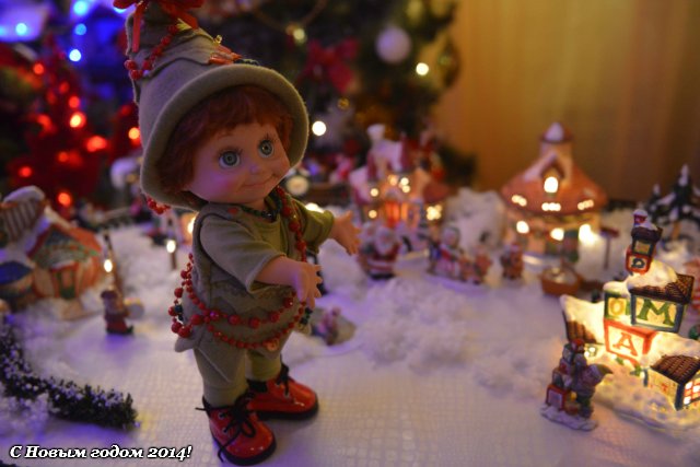 Новогодняя сказка "В гости к Санте" для дочки в сопровождении Шерри