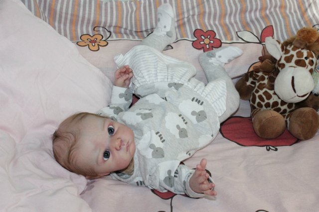 Мои маленький большеглазик, кукла реборн Беспаловои Жанны