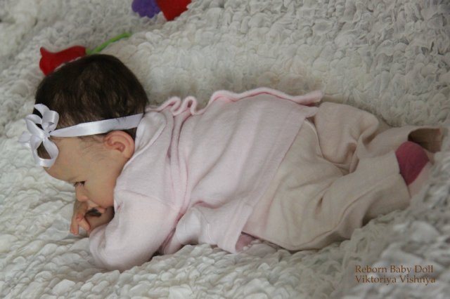 Девочка Кристочка... Куколка реборн Виктории Вишни