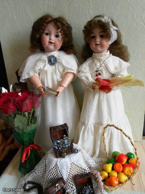 Выполняю обещание. Дарина и Рада. Утренний переполох