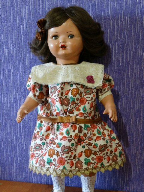 Восстановление старенькой английской куколки (фото 5)