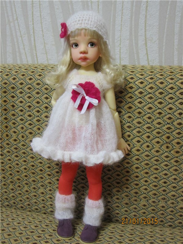 Белая розочка. Кукла Kaye Wiggs (фото 4)