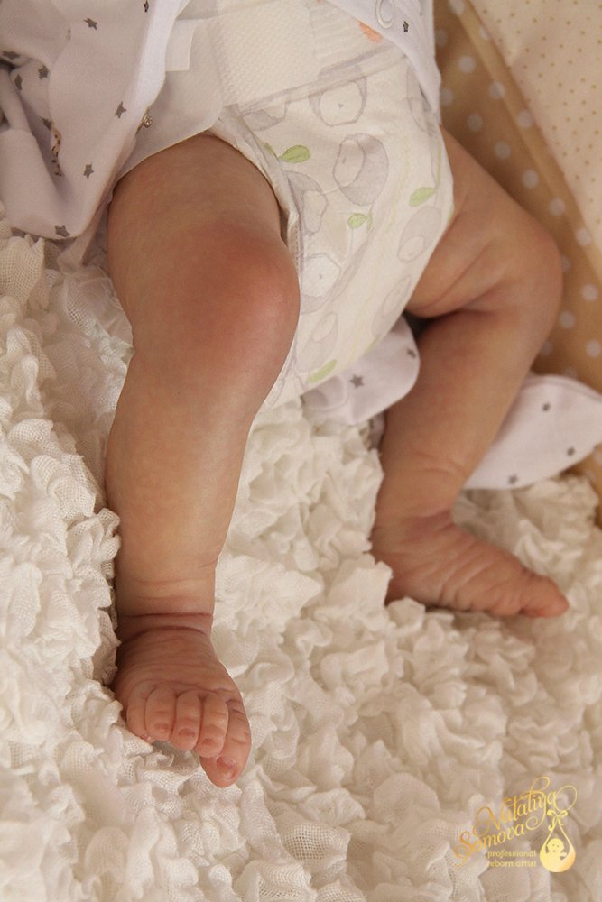 Макарик в роли Тигрули. Кукла реборн Наталии Сомовой (фото 2)