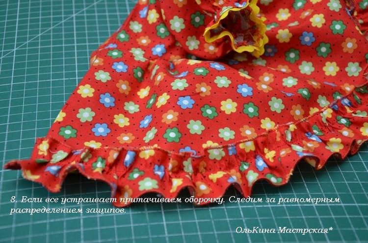 Как я шью платье Часть 3 — Одежда и обувь для кукол своими руками: фото (фото 8)