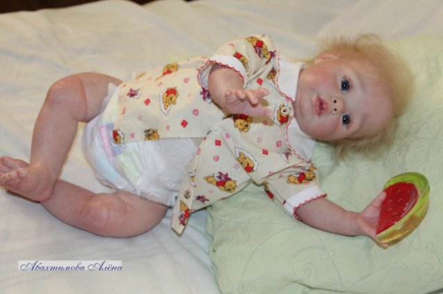 Кукла реборн Тося, молд Chanel (фото 5)