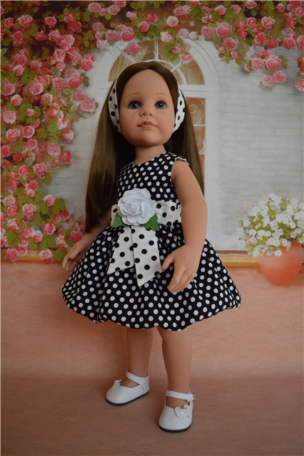 Черно-белые горошки очень девочкам к лицу | Бэйбики Черно-белые горошки очень девочкам к лицу (фото 7)