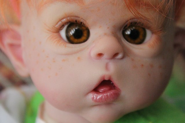 Чудо в перьях, кукла-реборн Элины Кудрявцевой