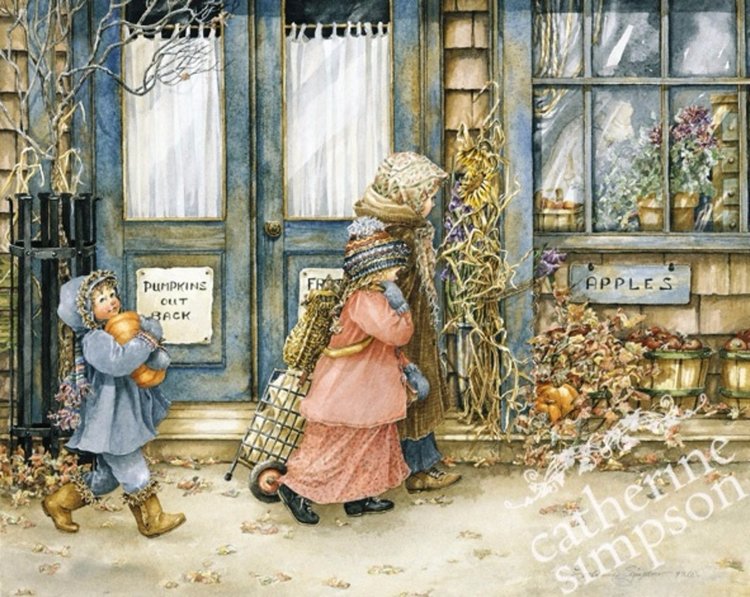 ТРОГАТЕЛЬНЫЕ ИЛЛЮСТРАЦИИ CATHERINE SIMPSON (КЭТРИН СИМПСОН)