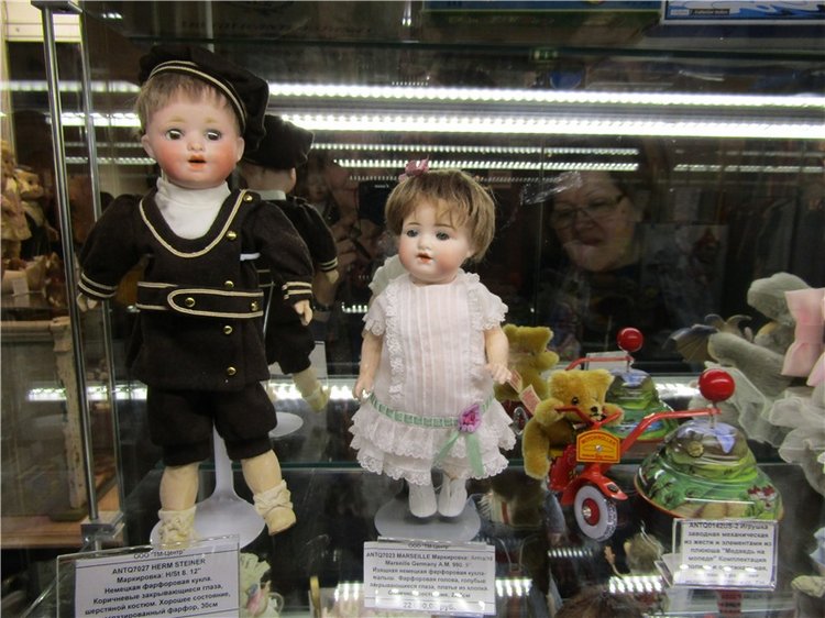 Музей Истории Игрушки. Выставка в Гостином дворе 16-18 декабря 2016. Винтаж и антиквариат. Фотообзор