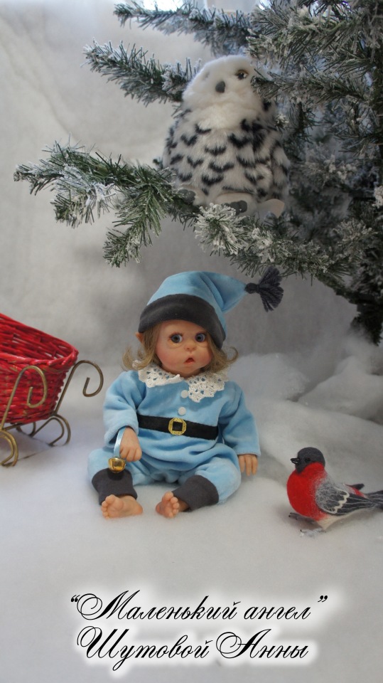 Лесные эльфы. Кукла-реборн Шутовой Анны (фото 5)