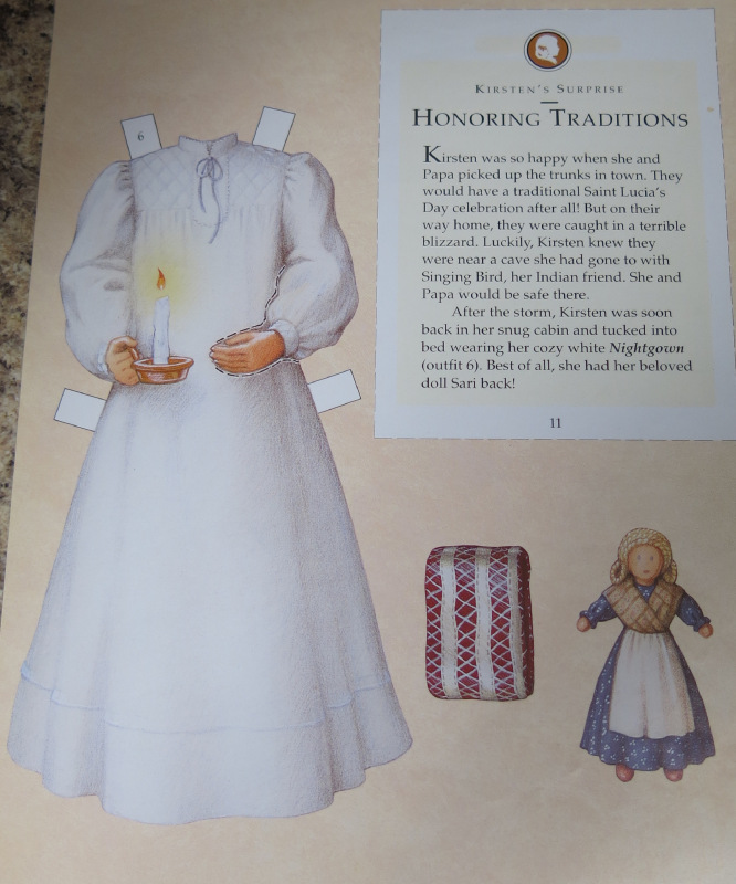 1.1 American Girl Бумажные куклы: Кирстен | Бэйбики 1.1 American Girl Бумажные куклы: Кирстен