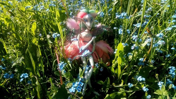 Коллекция кукол "Свет и Тень Хрустального Озера": Свет Кристалла