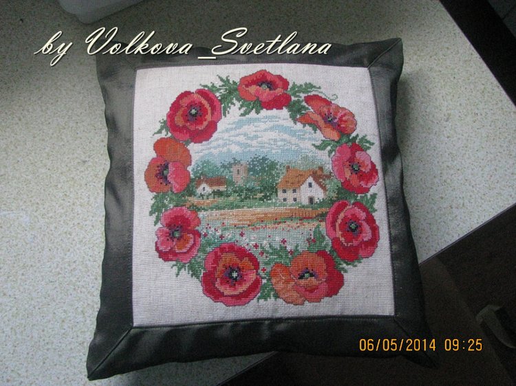 Вышивка в интерьере — Вышивка крестиком