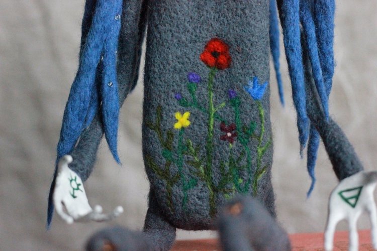 Отражение. Авторская кукла (фото 2)