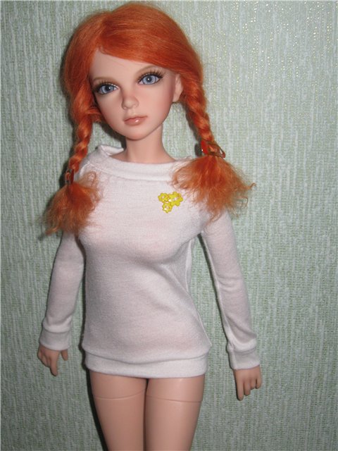 Золотые ручки 2. Паричок для куклы БЖД Iplehouse JID Leona