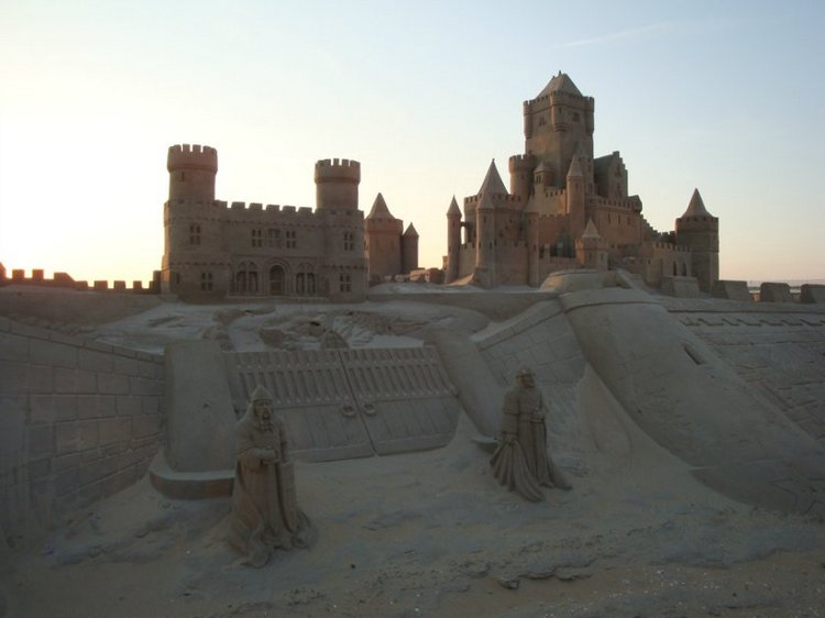 Замки из песка. Путешествие по Схевенингену (Scheveningen, Holland)