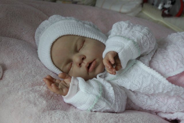 Спящая крошка НОА. Куколка реборн Виктории Вишни