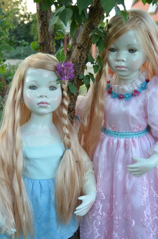 Лунные девочки или необычное творение Ширли (Shirley) - глазурованная кукла Мариэль (Mariele)