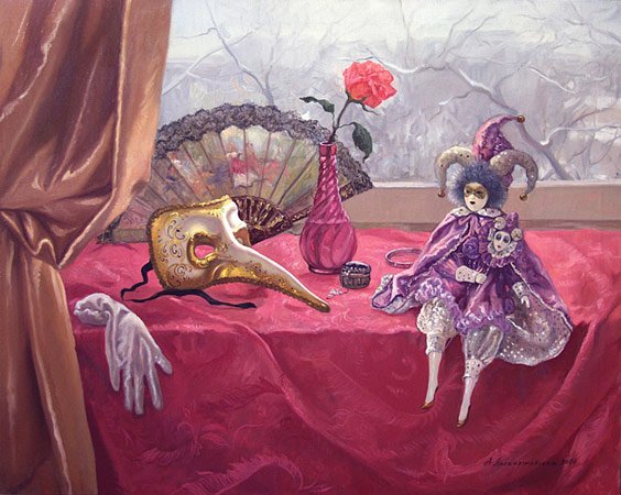 Помощник во флирте, шутовская кукла (Marotte antique doll) (фото 4)