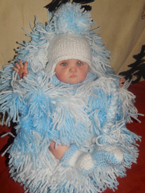 В голубых тонах. Мои вязалочки | Бэйбики В голубых тонах. Мои вязалочки (фото 4)