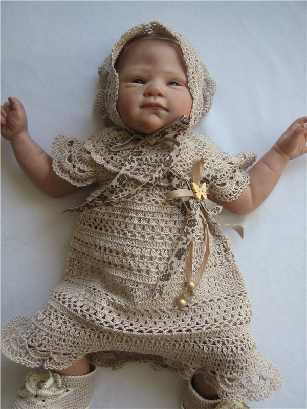 Платье цвета Кофе с молоком (фото 4)