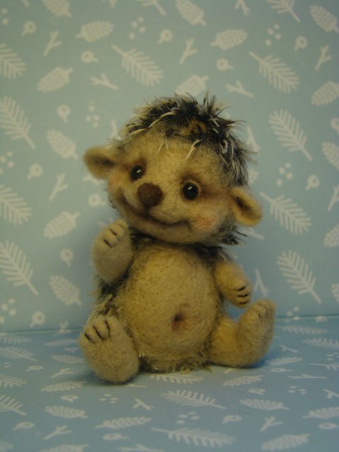 Ёжик. Авторская игрушка Ольги Чернухо (фото 4)