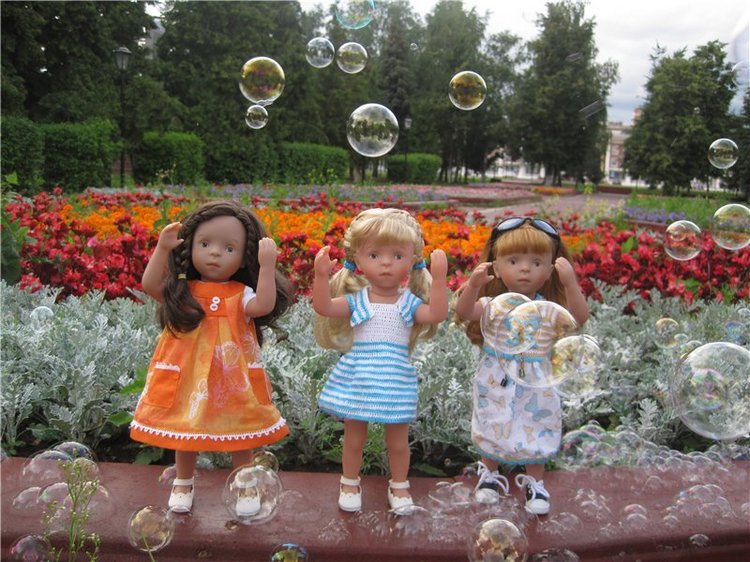 Тата, Анели и Лина! Куколки подружки Kathe Kruse | Бэйбики Тата, Анели и Лина! Куколки подружки Kathe Kruse