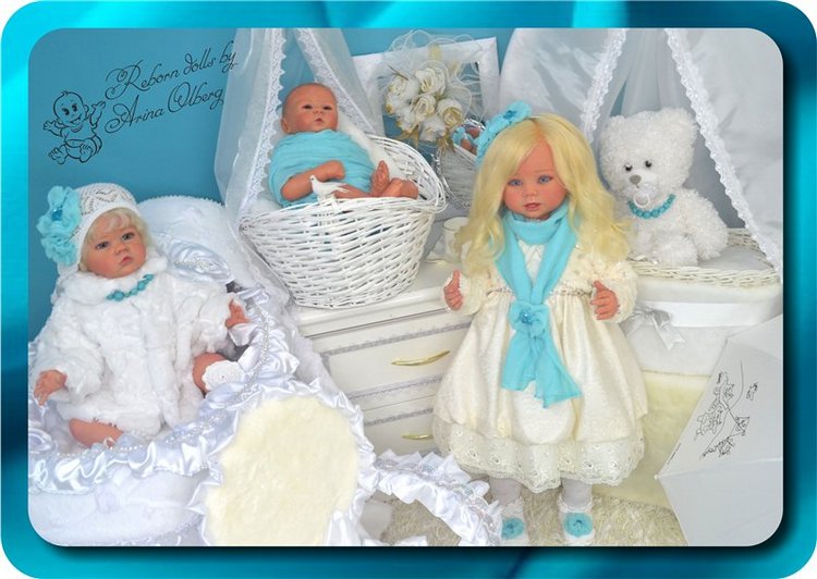 Моя бирюзовая ВАСИЛИСкА (молд Bonnie by Linda Murray)