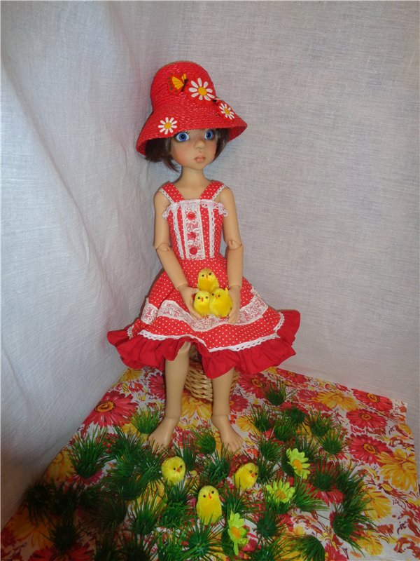 Как мы готовились к конкурсу шляпок! Куклы БЖД от Kaye Wiggs (фото 7)