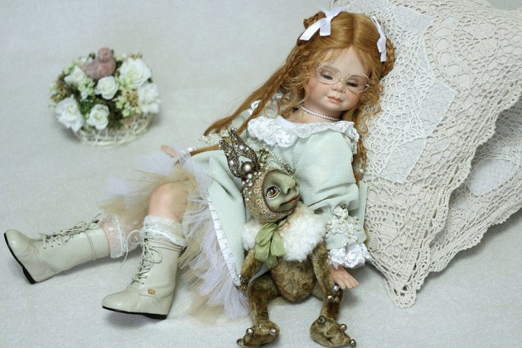 Принцесса и лягушка — Одежда и обувь для кукол своими руками: фото