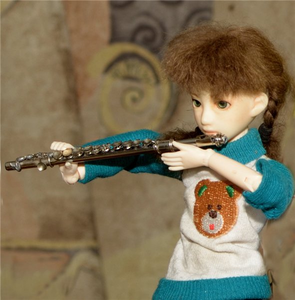 Девочка и флейта — Куклы и тела Obitsu (Обитсу): 1/6 (фото 6)