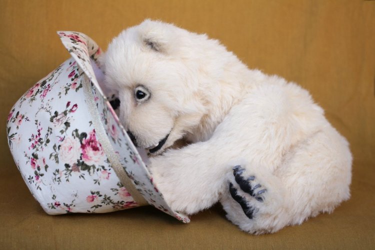 Нолан полярный медвежонок. Авторские игрушки ручной работы Татьяны Матляк