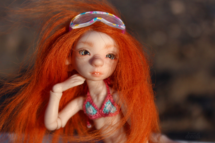 Как Фиби в отпуск съездила. Авторская бжд-мышка Лидии Снуль