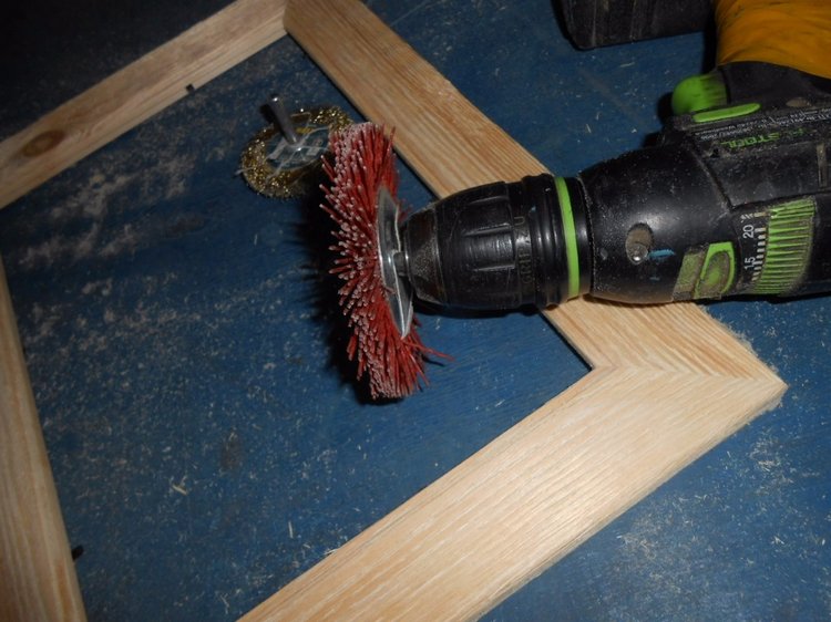 Старим деревянную рамку - мастер класс (фото 7)