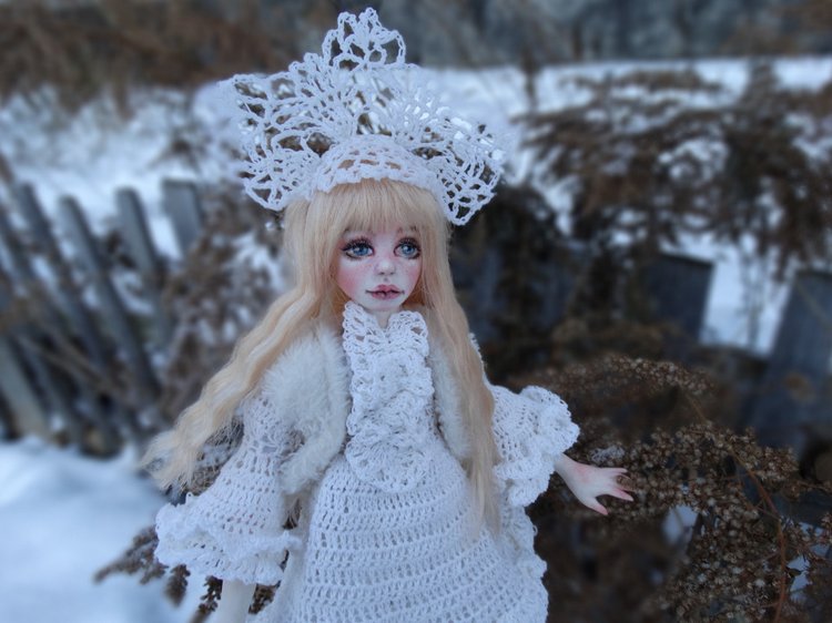 Авторская кукла Снегурочка (фото 6)