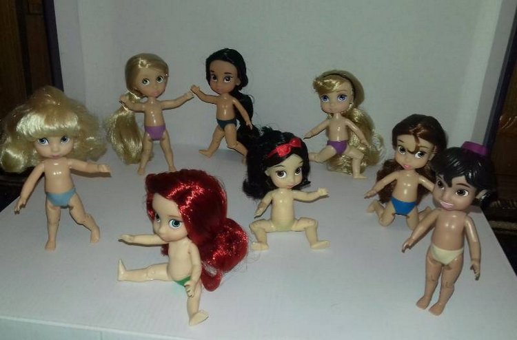 Образы основных принцесс Диснея. Мои мини-принцесски. 3 часть