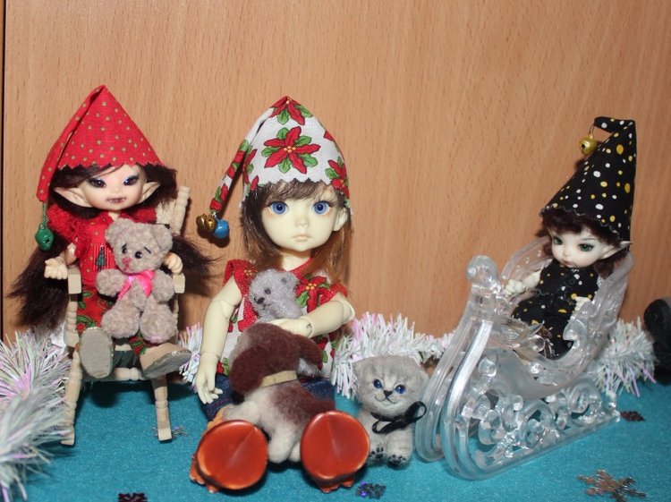 Новый год по-домашнему — Домашние коллекции кукол: фото собраний (фото 6)