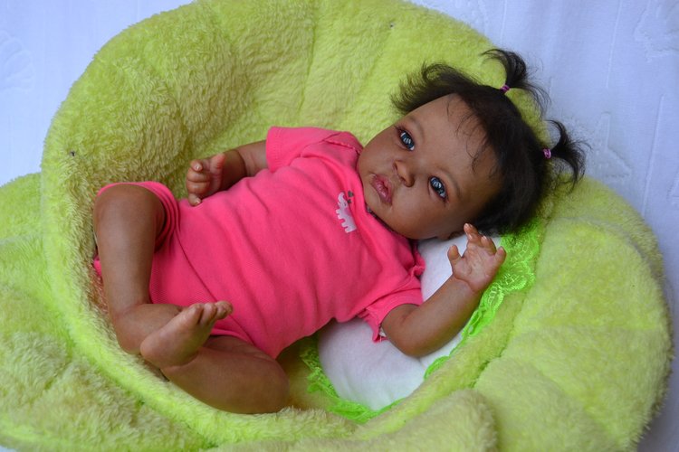 Экзотическая малышка Шаяночка. Куклы реборн Прохоровой Виктории (фото 8)