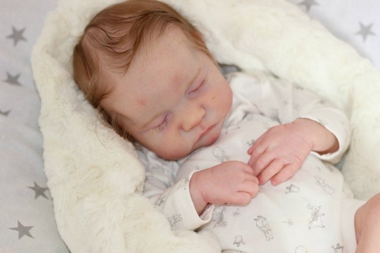 Мальчик-заичик, Левушка, кукла реборн Беспаловои Жанны