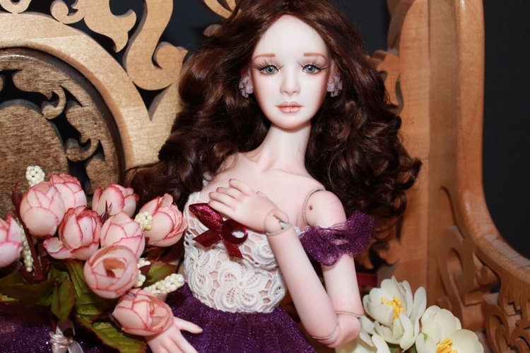 Две шарнирные куклы-танцовщицы Вайолет и Алисия, есть фото 18+