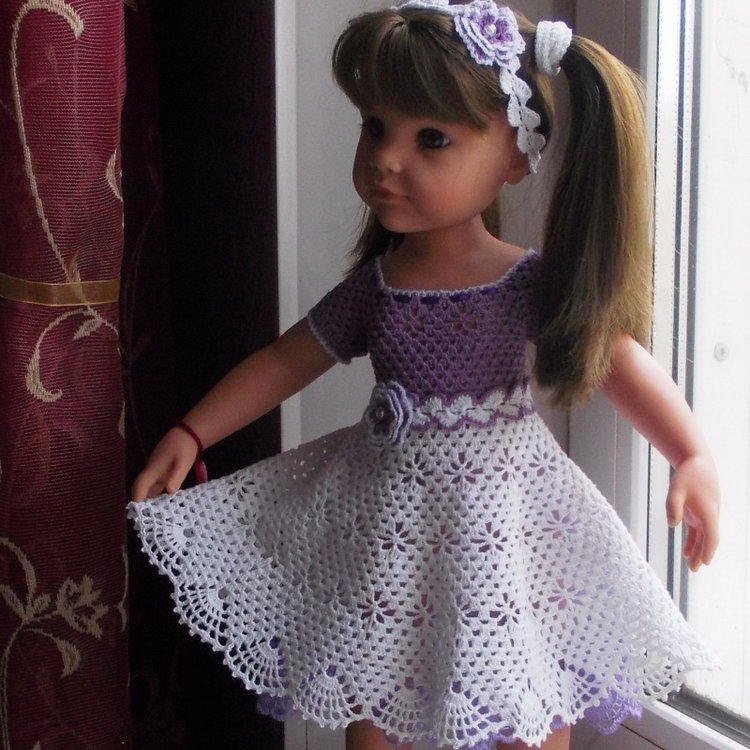 Новые наряды для Готц и платьице для куклы детства (фото 7)