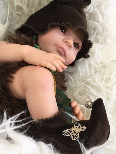 Лесной Эльфёныш,кукла-реборн Элины Кудрявцевой