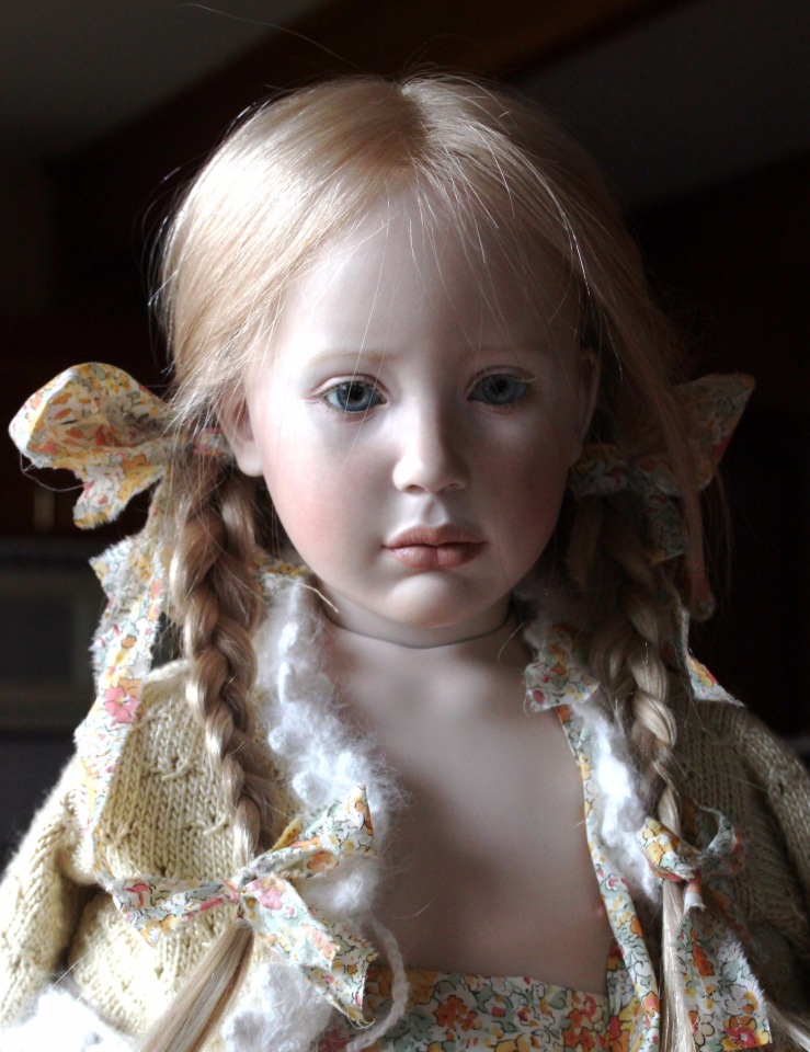 Процесс создания фарфоровых кукол - Джинн Гросс (Jeanne Gross). Часть Часть седьмая - Дети Цветов (фото 9)