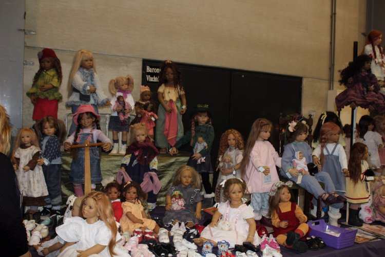 Выставка мишек, кукол и кукольной миниатюры в Голландии 2017 - часть первая