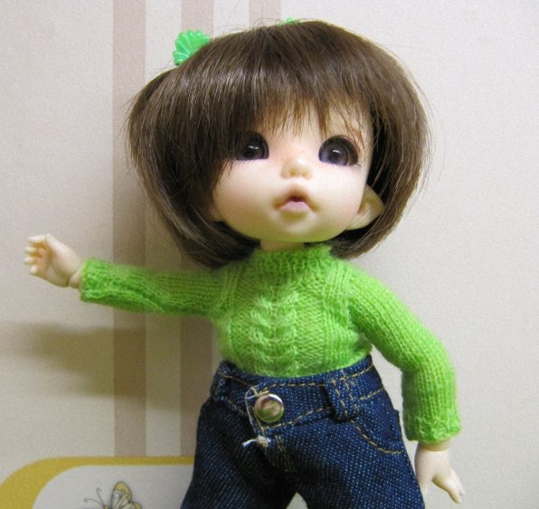 Свитерок для Майки — Одежда и обувь для кукол BJD (БЖД): 1/3 (фото 3)